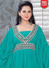 Farasha Style Kaftan With Designer Waist Belt